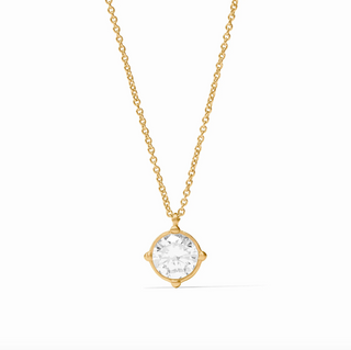 Honeybee Solitaire Necklace in Cubic Zirconia