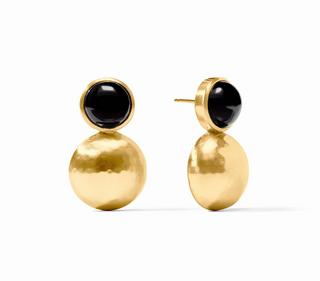 Solara Midi Earring - Obsidian Black
