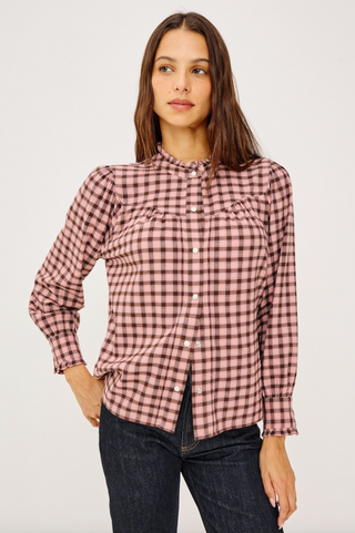 Alanna Top - Garnet Rose Cobalt