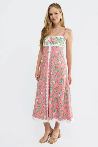 Lochlain Dress in Cottage Rose