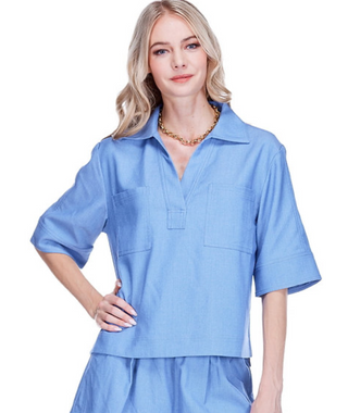 Pocket Denim Overshirt