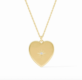 Heart Necklace - Cubic Zirconia