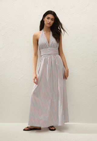 Lido Maxi Dress in Venezia Stripe